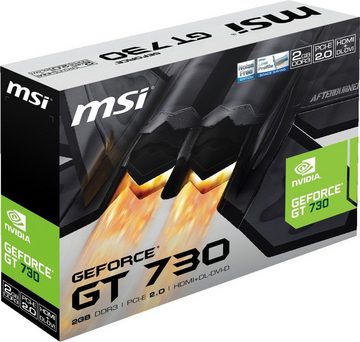 MSI GeForce GT 730 Grafikkarte (2 GB, GDDR3)