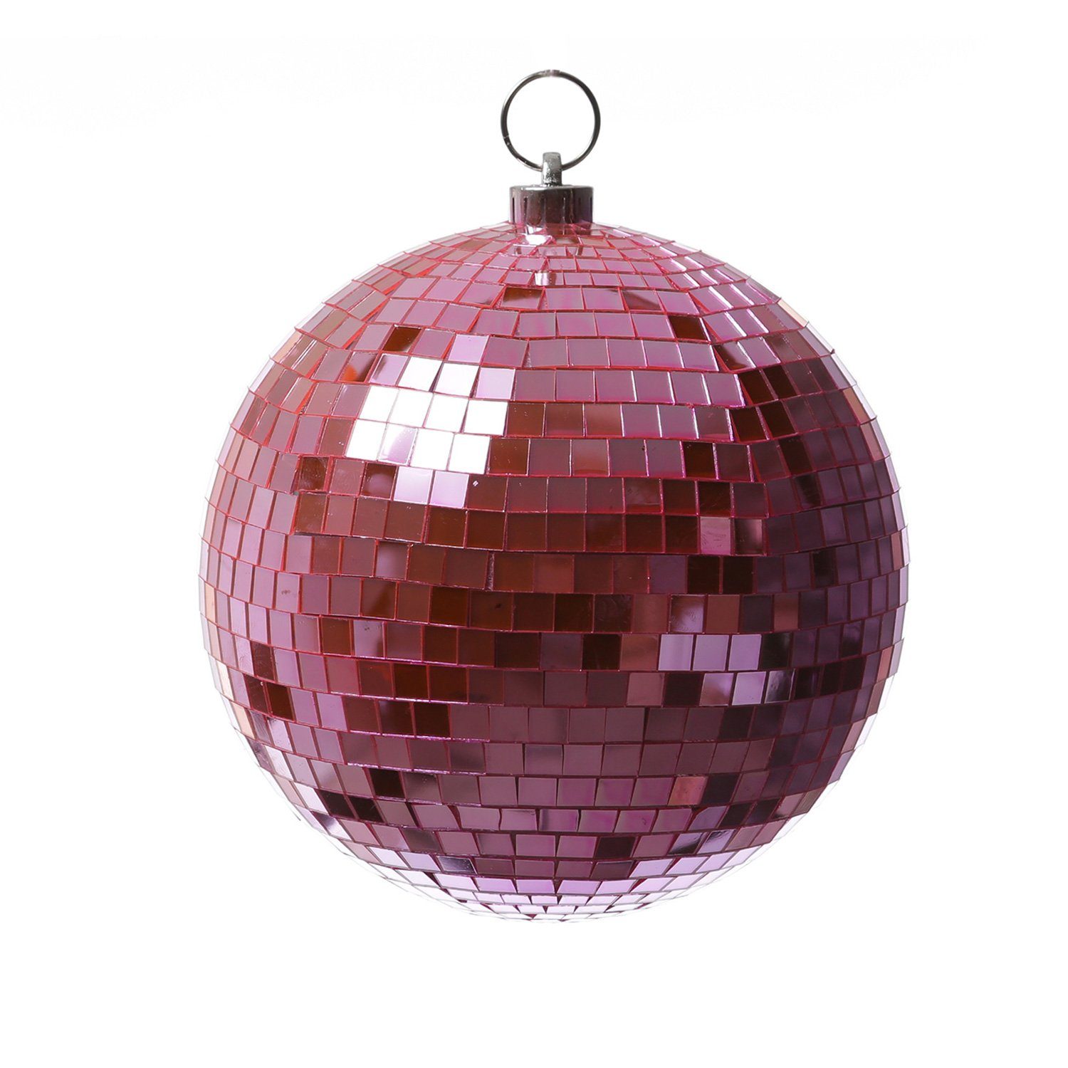SATISFIRE Discolicht Spiegelkugel 20cm hellrosa Discokugel Mirrorball Party günstig online kaufen