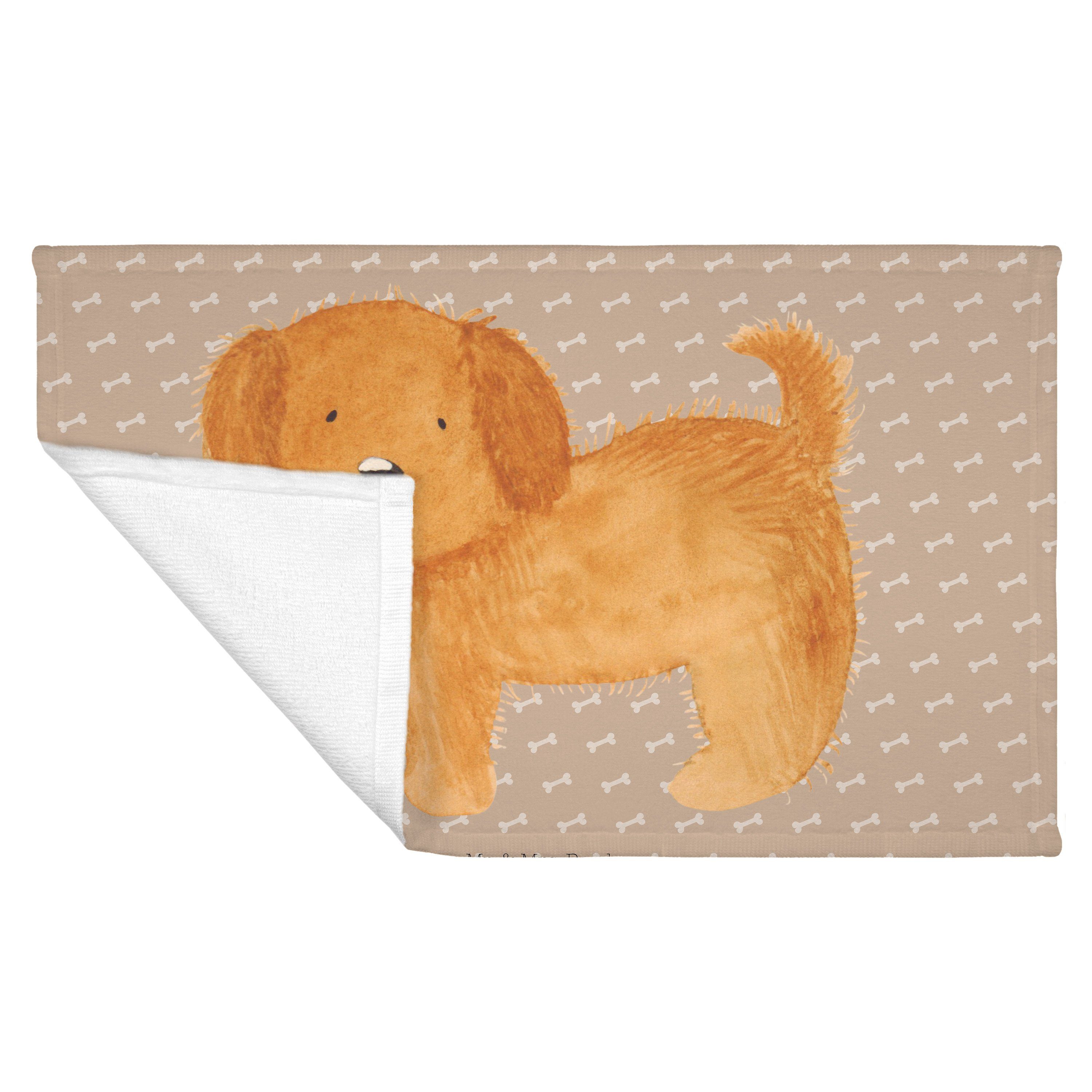 Mr. & Kinder Hundeglück Handtuch - - Mrs. Panda flauschig Handtuch, Hunderasse, Hund (1-St) Geschenk