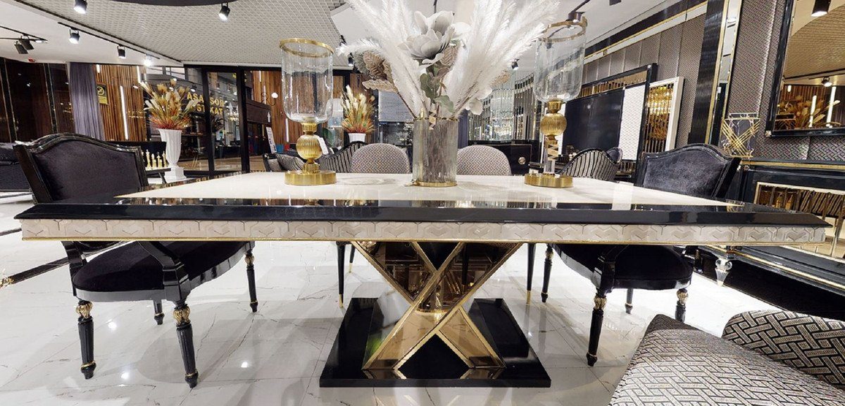 Casa Padrino Esstisch Luxus Art Deco günstig online kaufen