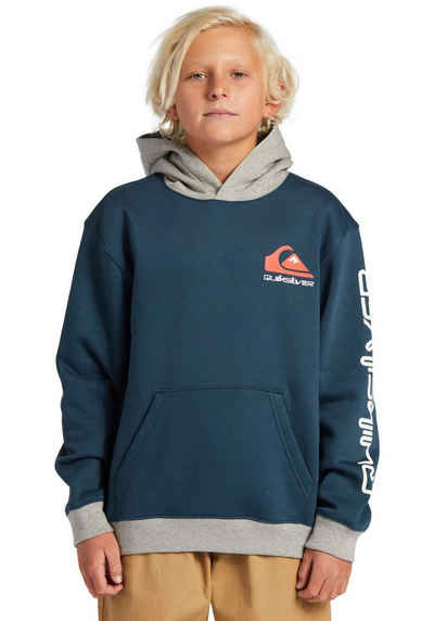 Quiksilver Kapuzensweatshirt OMNI LOGO BLOCK HOOD YOUTH