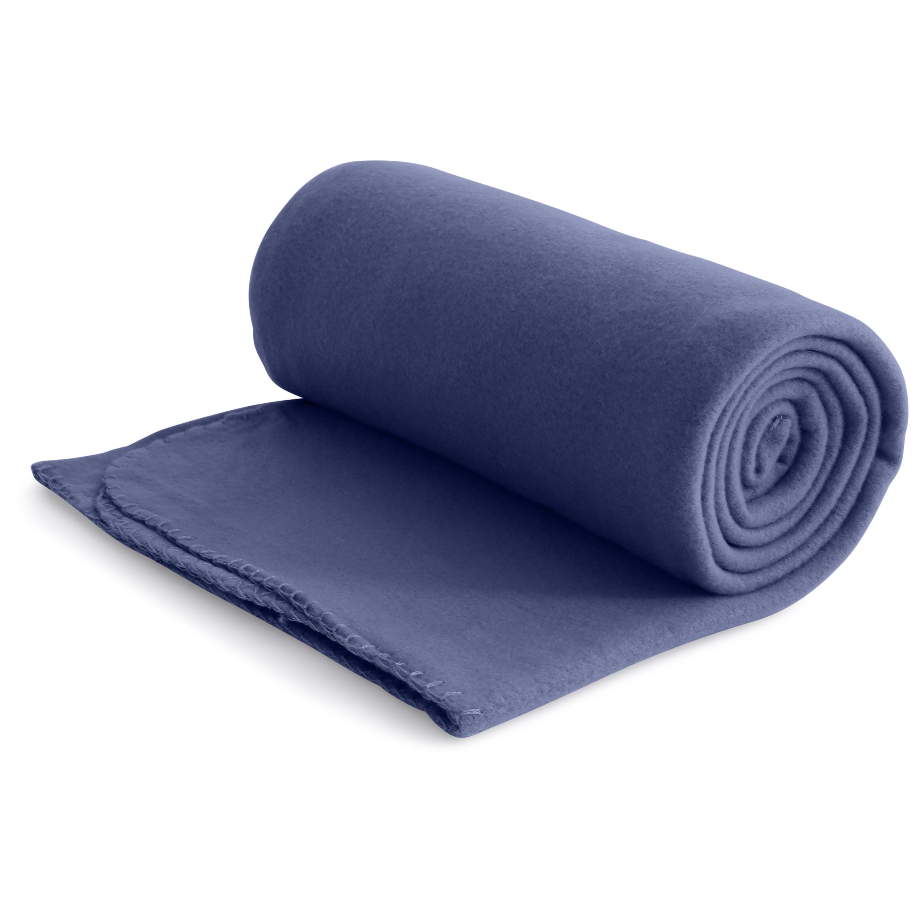 Wohndecke eco-line Fleecedecke ca. 130x160, wometo, OEKO-TEX®, 100% recyceltes Material, Antipilling
