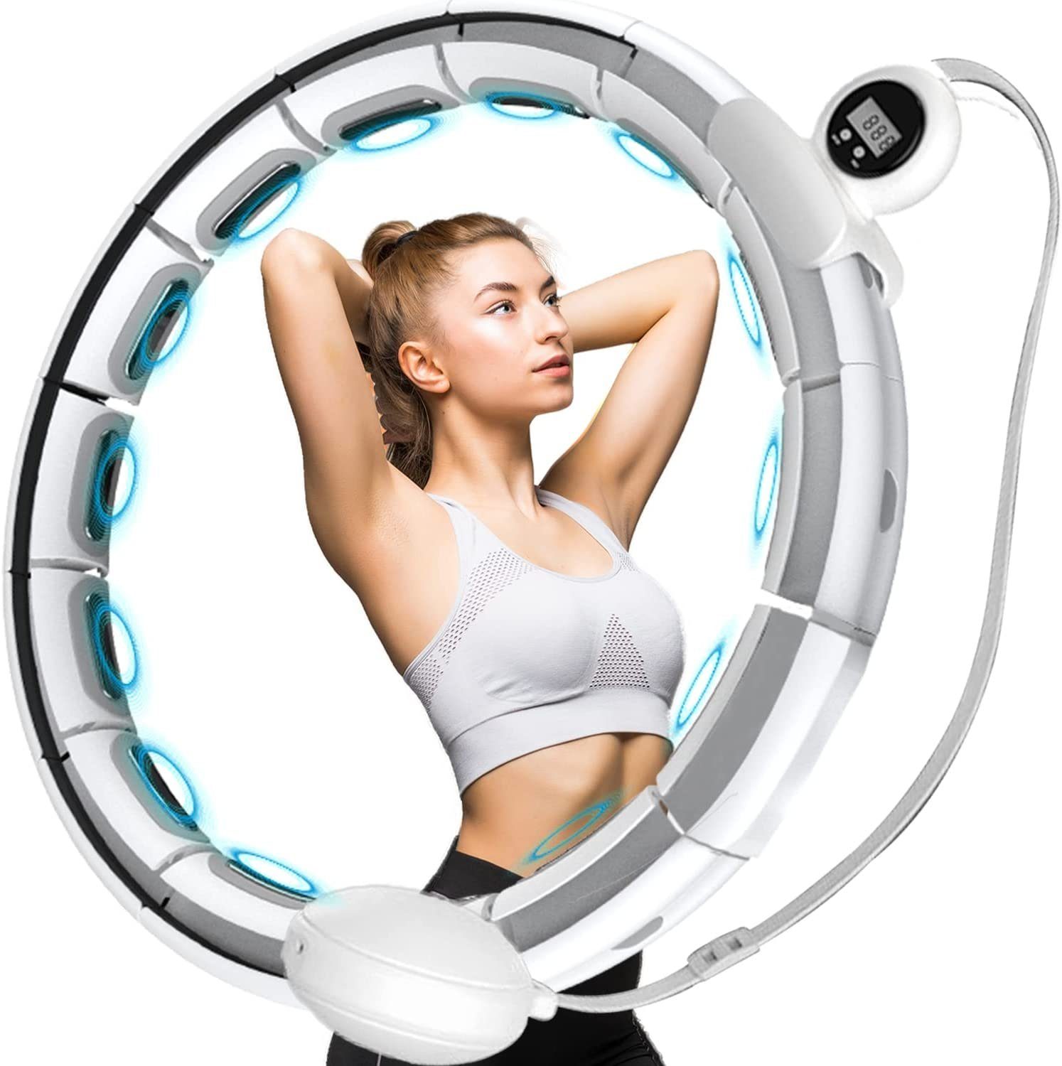 Hula-Hoop-Reifen Hula Segments,360° Hoop DOPWii 20 mit Hula-Hoop-Reifen Smart Massage