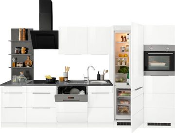 HELD MÖBEL Küchenzeile »Brindisi«, mit E-Geräten, Breite 340 cm