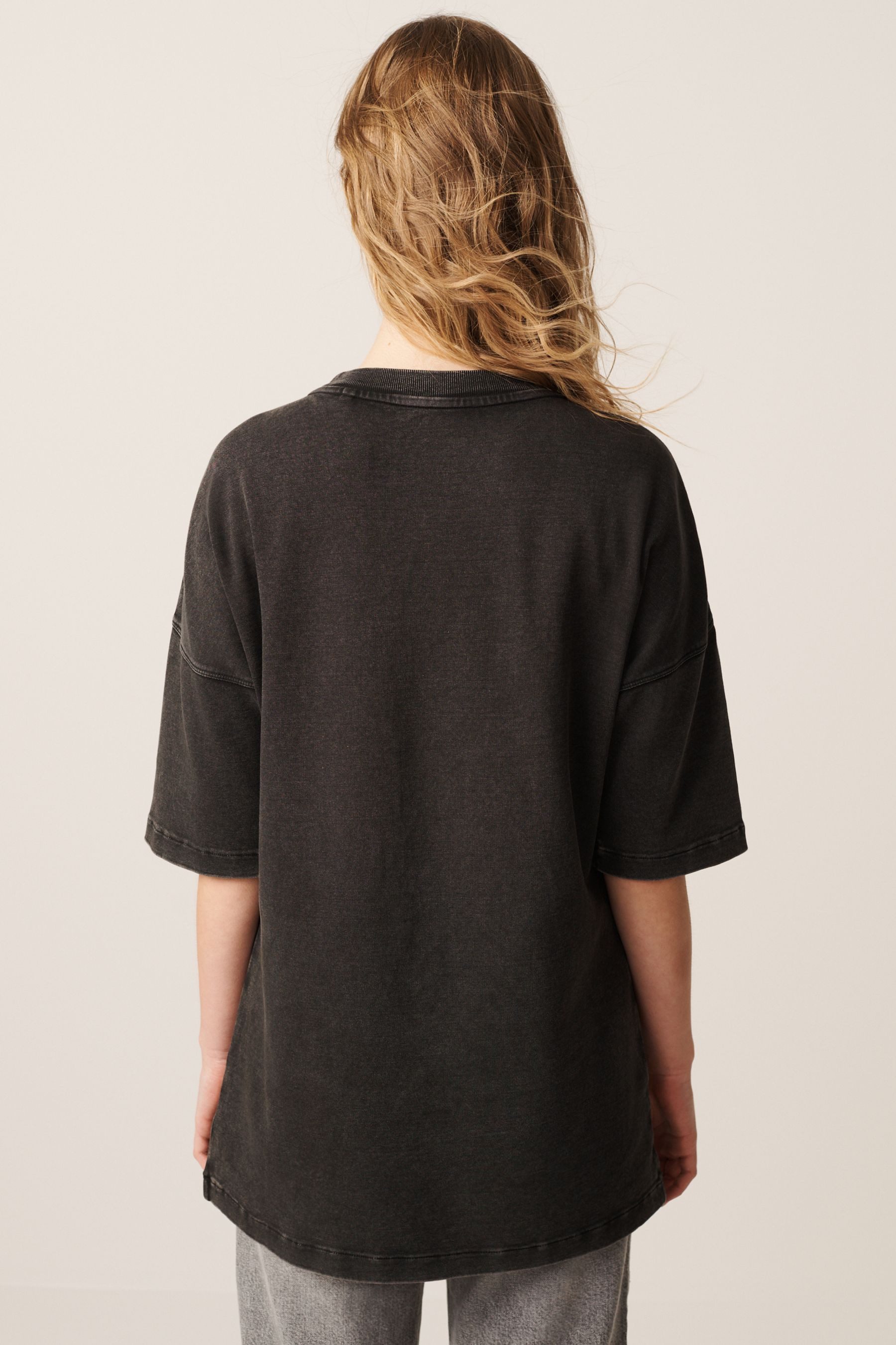 Next T-Shirt Langes Oversized Fit T-Shirt (1-tlg) günstig online kaufen
