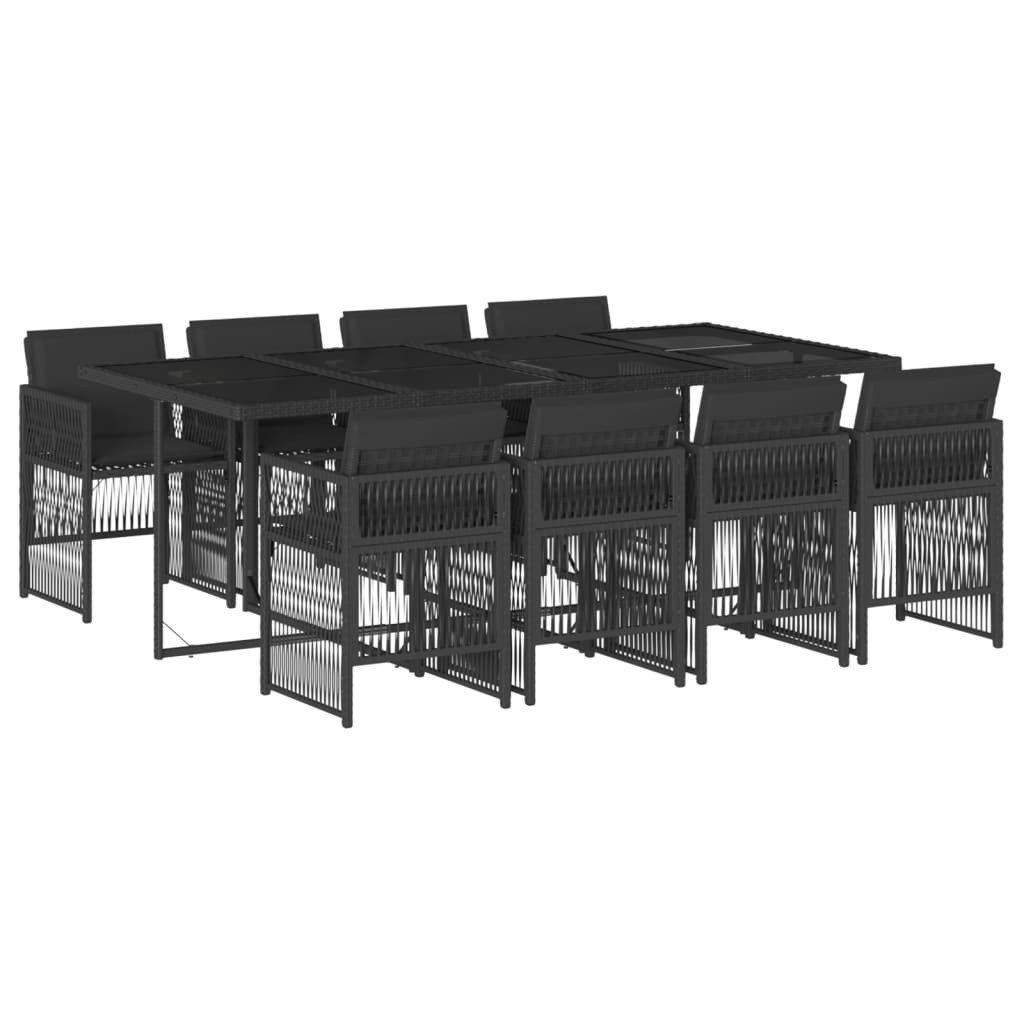 vidaXL Garten-Essgruppe 9-tlg. Garten-Essgruppe mit Kissen günstig online kaufen