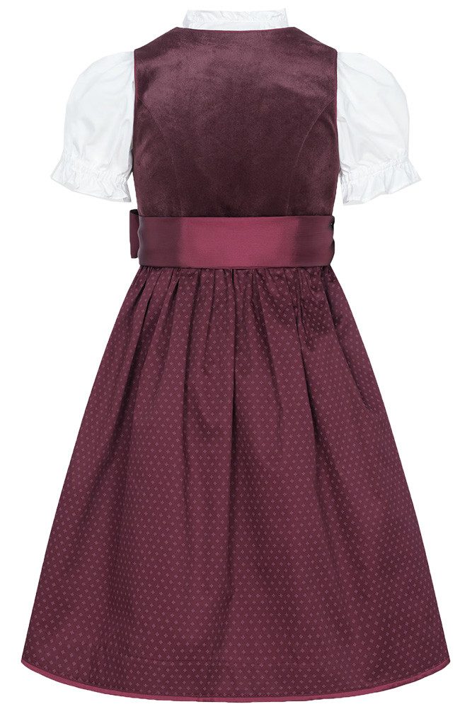 KRÜGER KIDS Dirndl Kinderdirndl Royce bordeaux