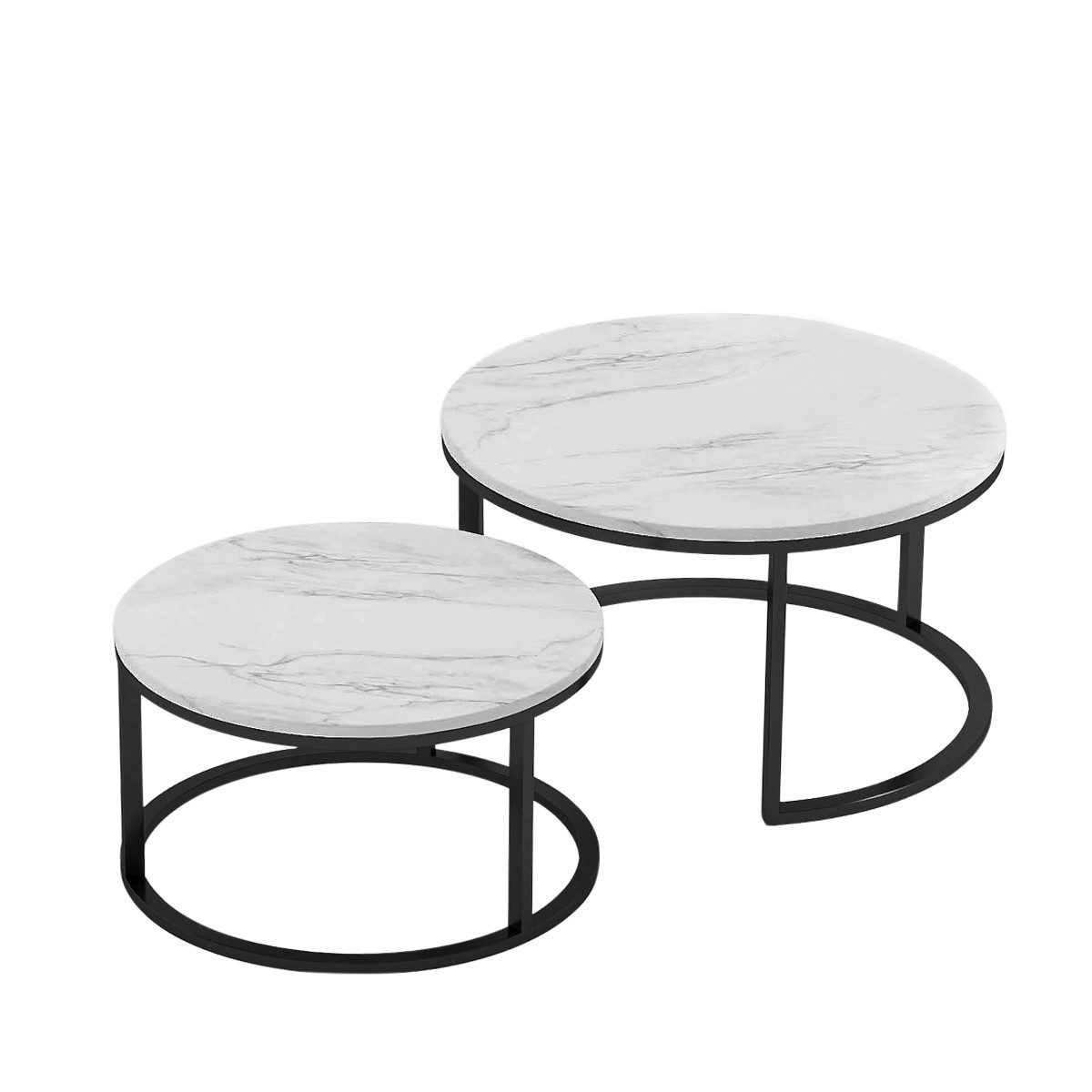 Furnishings Home Couchtisch rund Kaffeetisch Beistelltisch günstig online kaufen