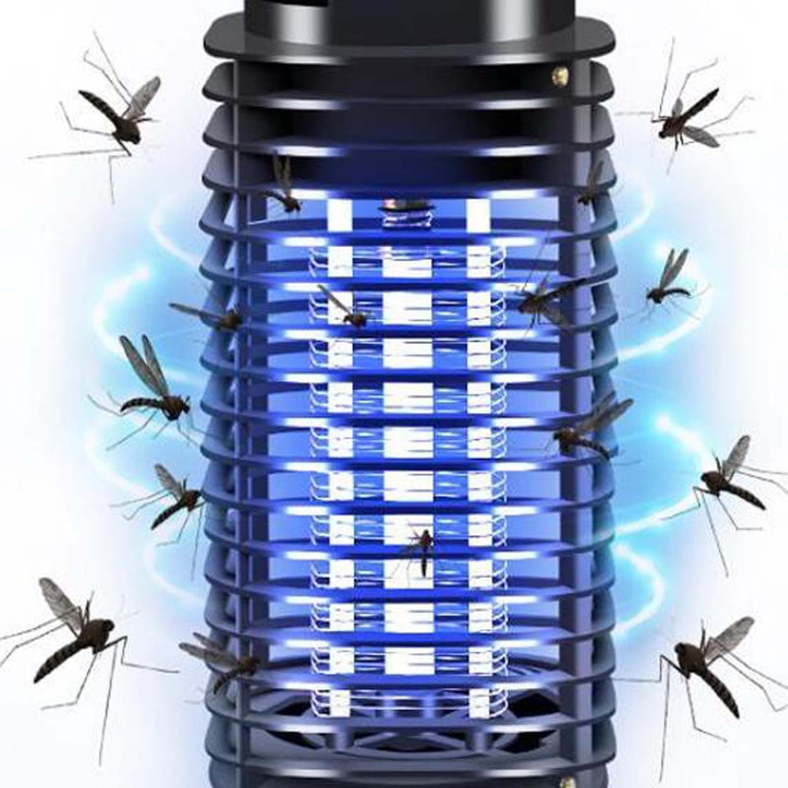 HAC24 Insektenvernichter Elektrische Insektenfalle Fliegenfalle Mückenlampe Fliegenfänger, Mit UV Licht 220-240 Volt 1,2 Watt