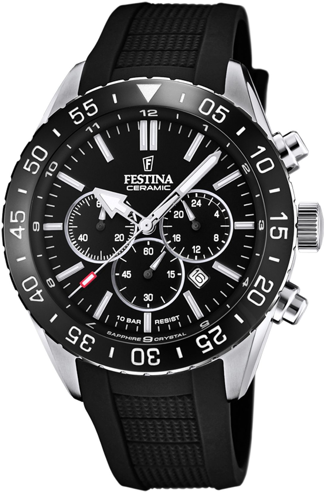 Festina Chronograph F20515/2, Armbanduhr, Quarzuhr, Herrenuhr, Stoppfunktion