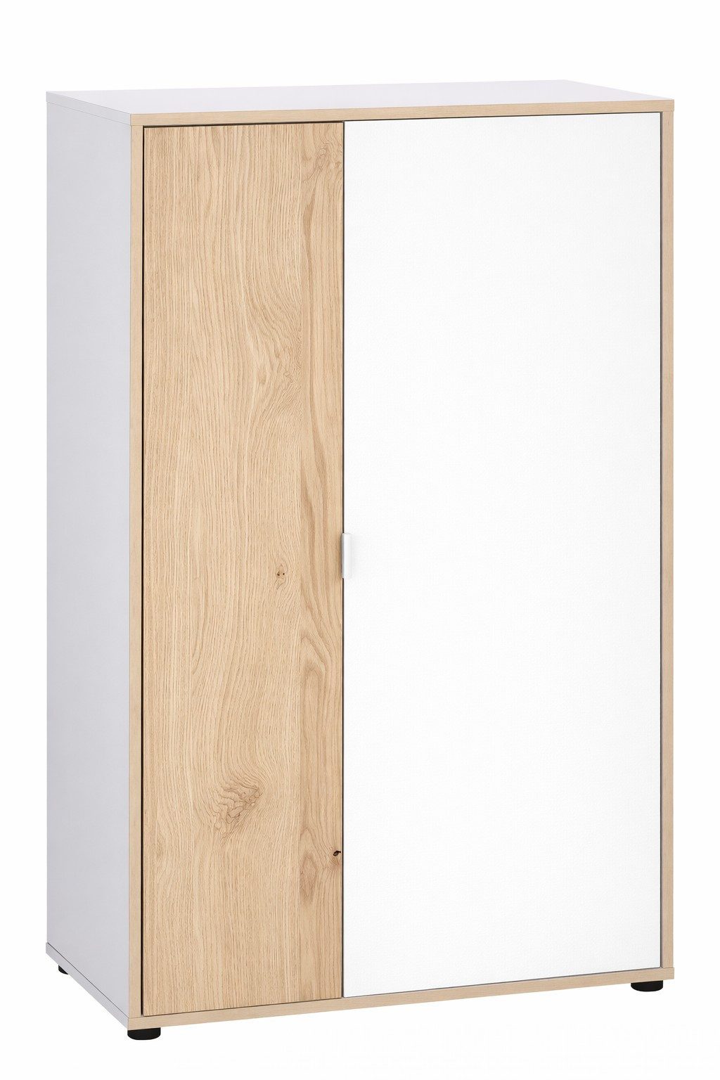 bv-vertrieb Aktenschrank Büroschrank 67/35/112 Aktenschrank Softclosefunktion Eiche weiss #4152