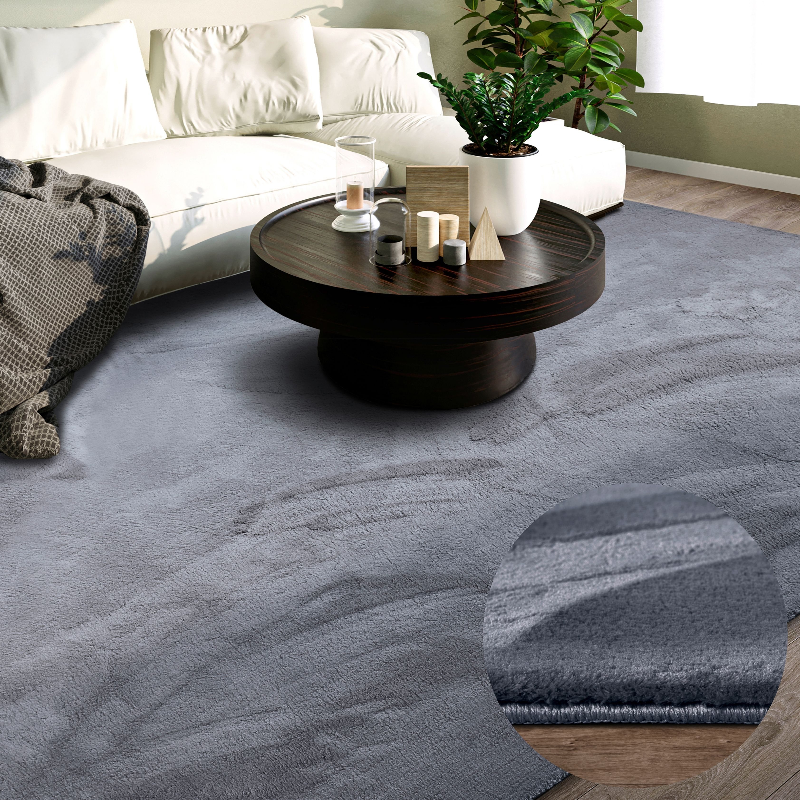 Villeroy & Boch Teppich "Leon" rechteckig 15 mm Höhe Langflor, Shaggy, uni, günstig online kaufen