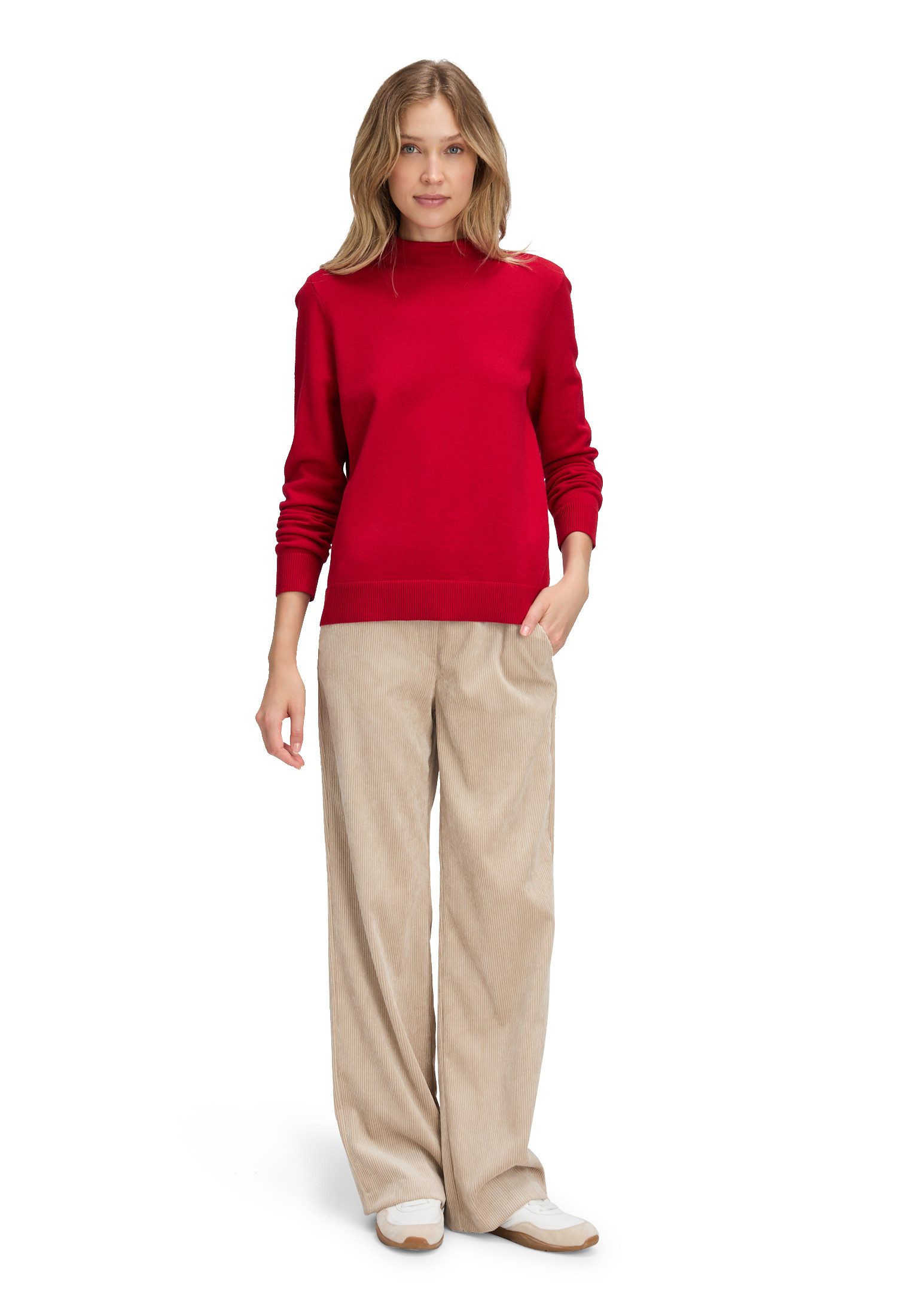 Betty Barclay Strickpullover Damen mit Stehkragen (1-tlg)