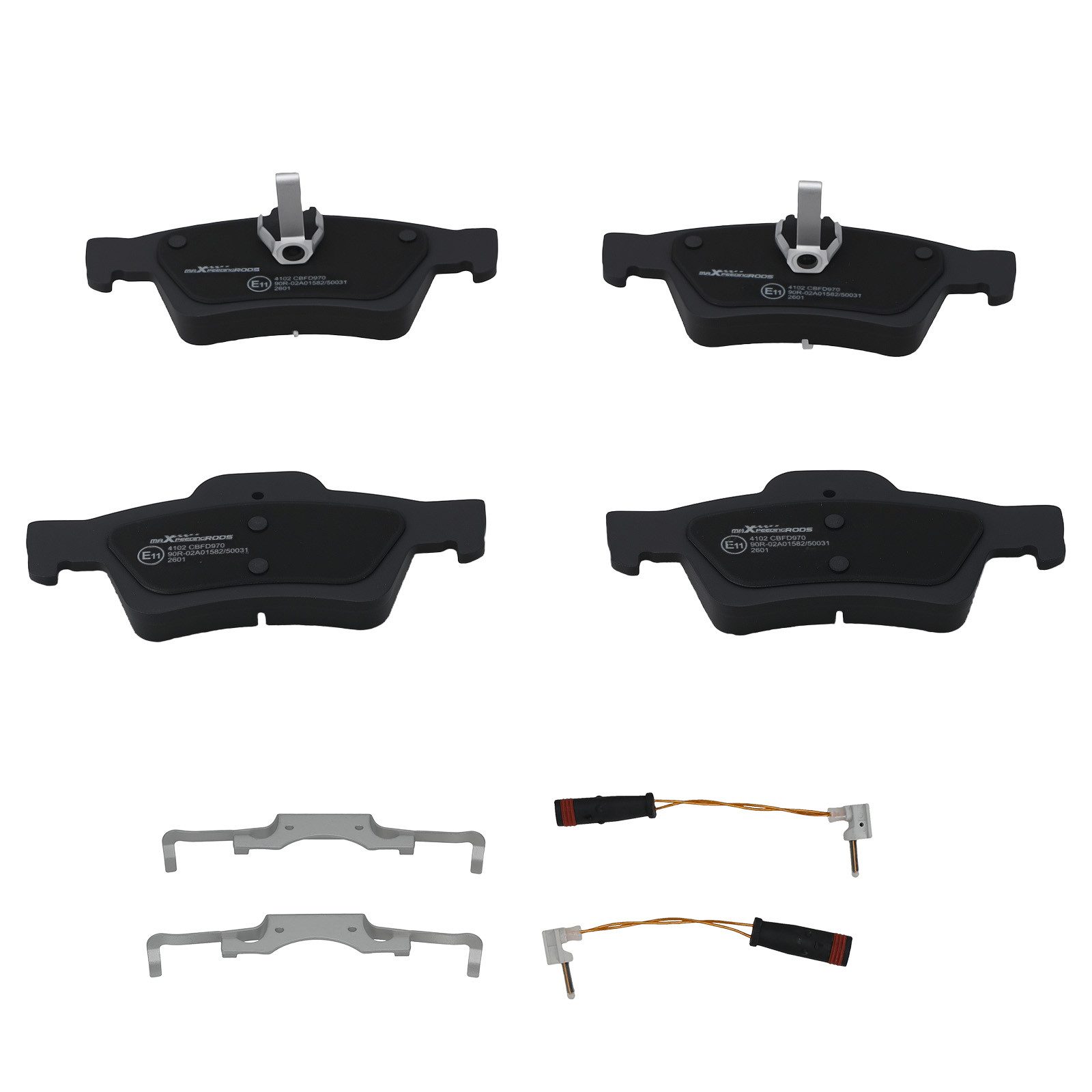 maXpeedingrods Bremsbelag, Bremsbeläge Hinten For Mercedes E-Klasse W212 S212 T-Modell CLS C218