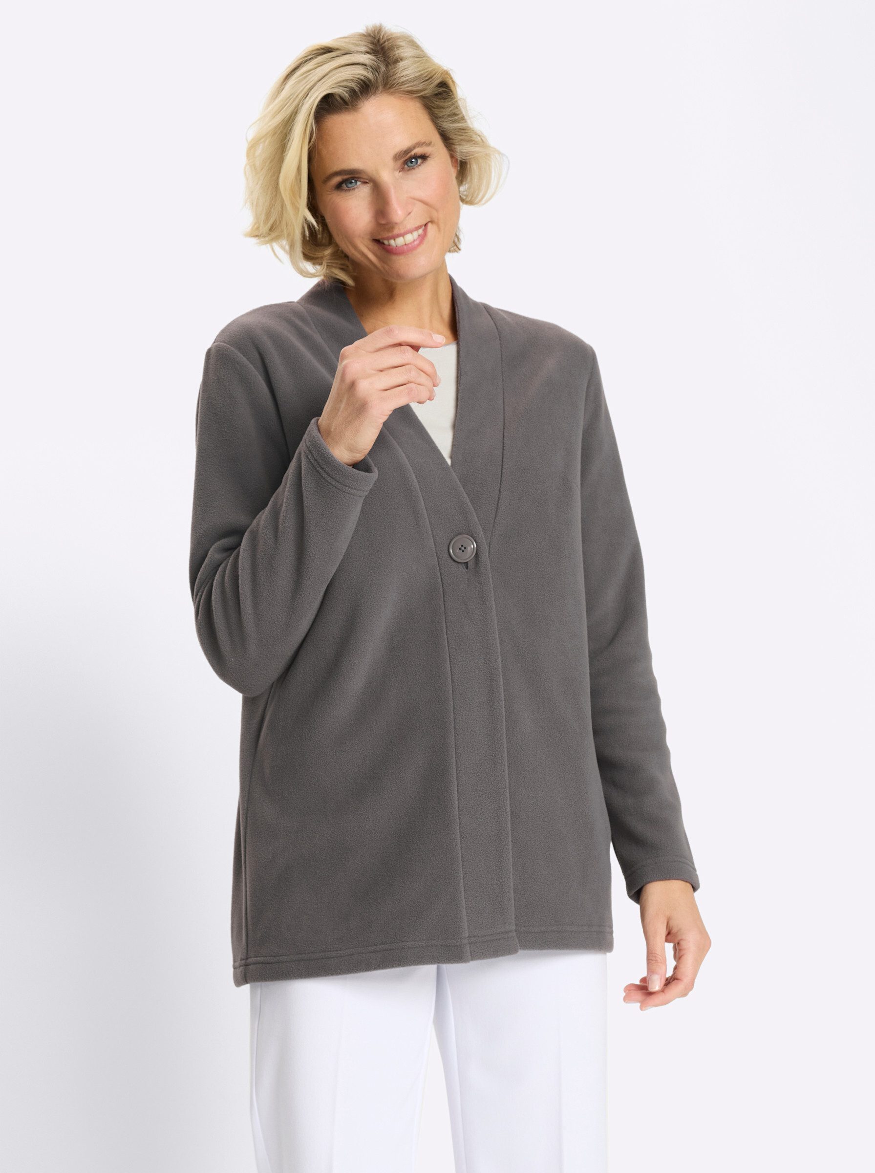 Sieh an! Fleecejacke Fleece-Jacke Langarm – Bild 5 von 5