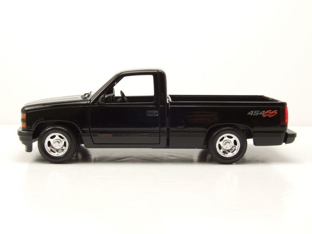 Maisto® Modellauto Chevrolet 454 SS Pick Up 1993 schwarz, Maßstab 1:24