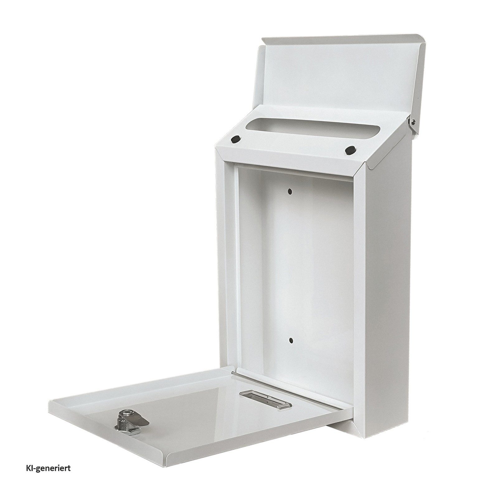 HTI-Living Briefkasten Briefkasten Amin Weiß (Stück, 1-St., 1 Briefkasten), zur Wandmontage
