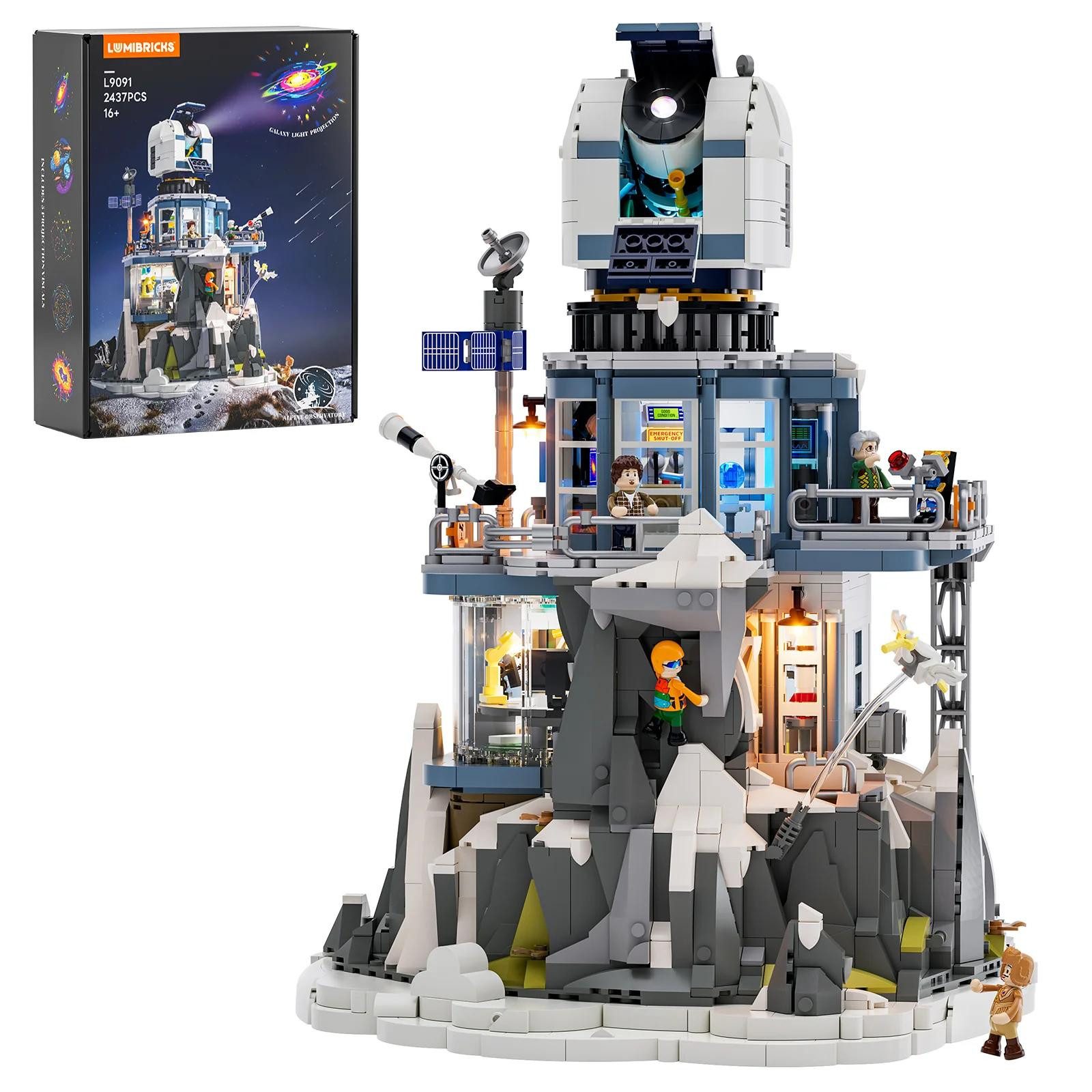 Lumibricks Lumibricks Alpenobservatorium (2437 Teile) Konstruktionsspielsteine