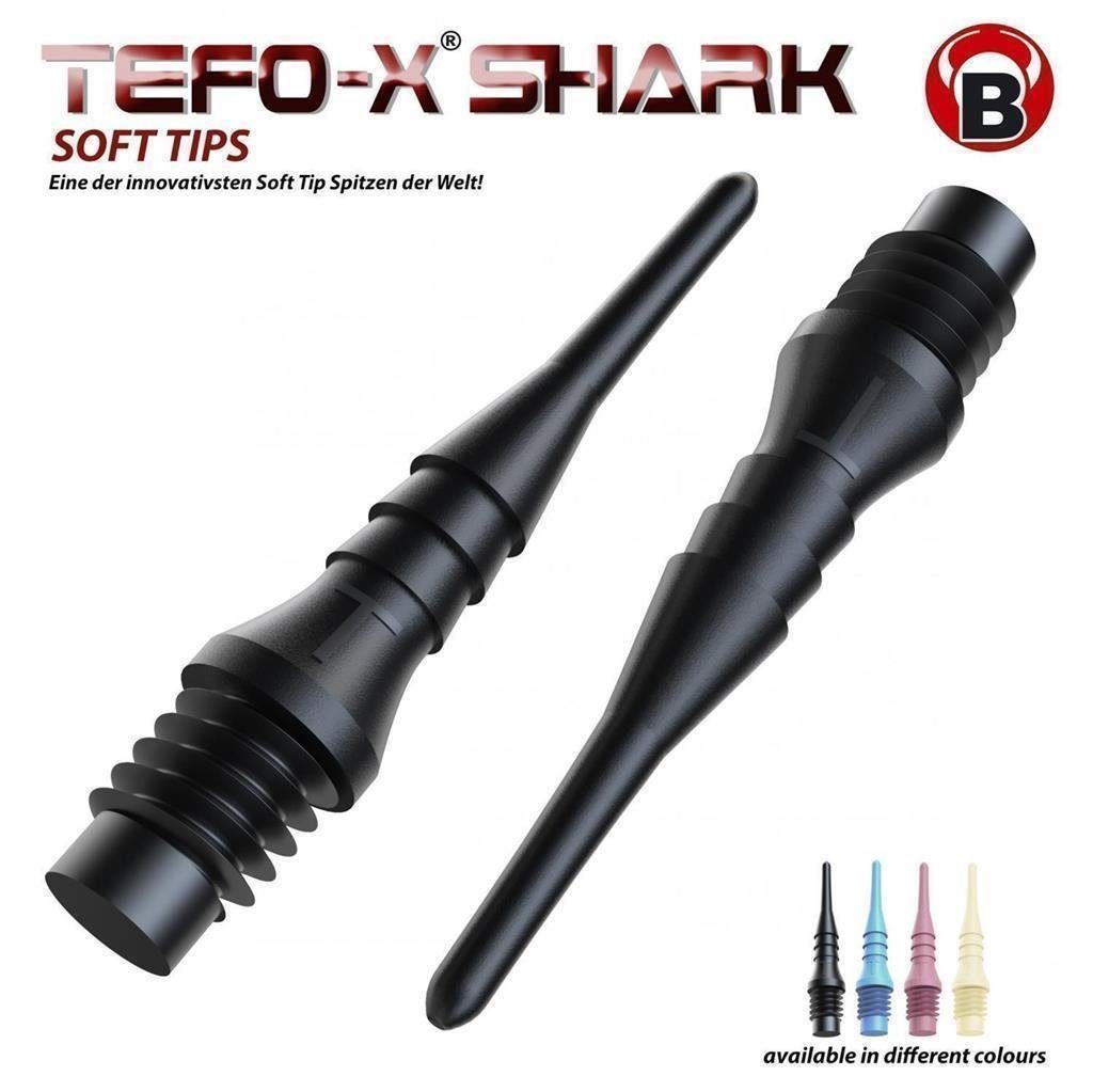 Softdarts Tefo-X Shark Soft Tips 6mm(2BA) 1000stk. natur