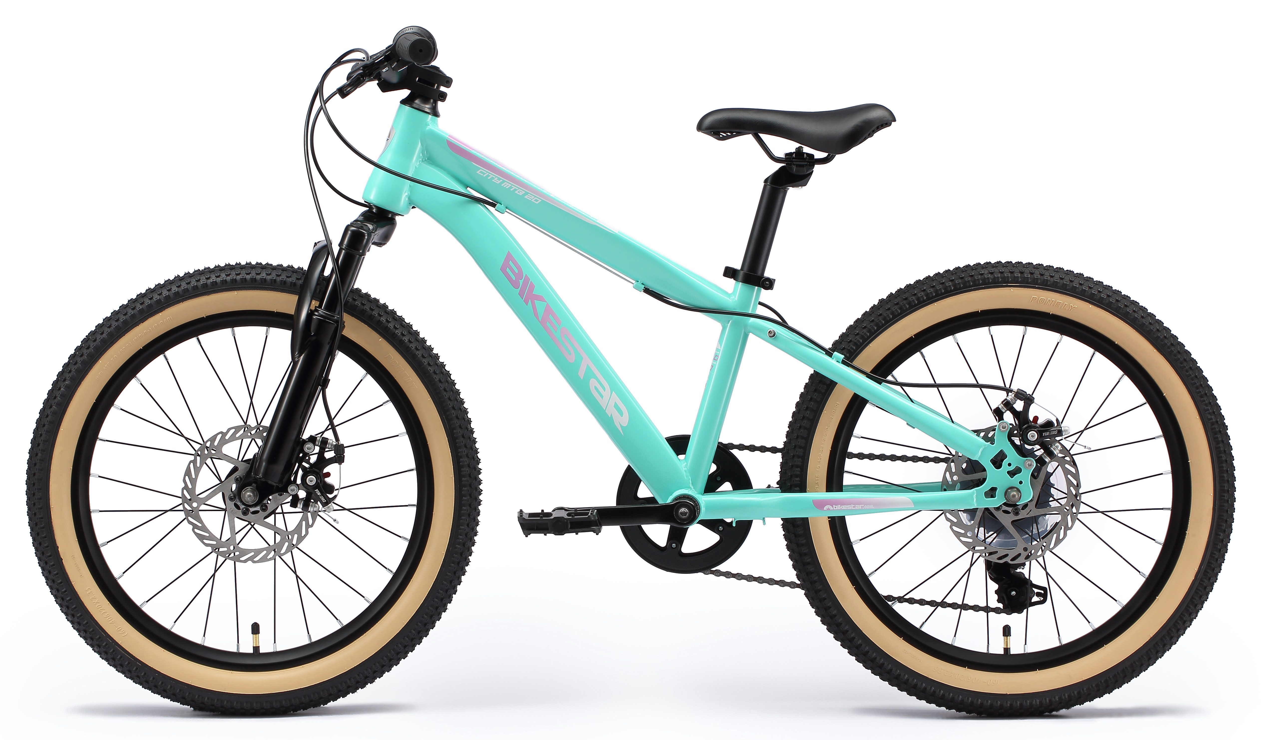 Bikestar Jugendfahrrad, 7 Gang Shimano RD-TY21 Schaltwerk, Kettenschaltung
