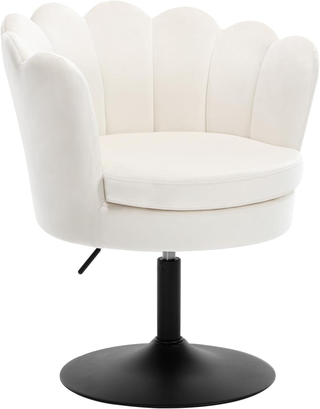 Woltu Polsterstuhl (1 St), Schminktisch Stuhl mit Lehne, Blumenform, 360° d günstig online kaufen