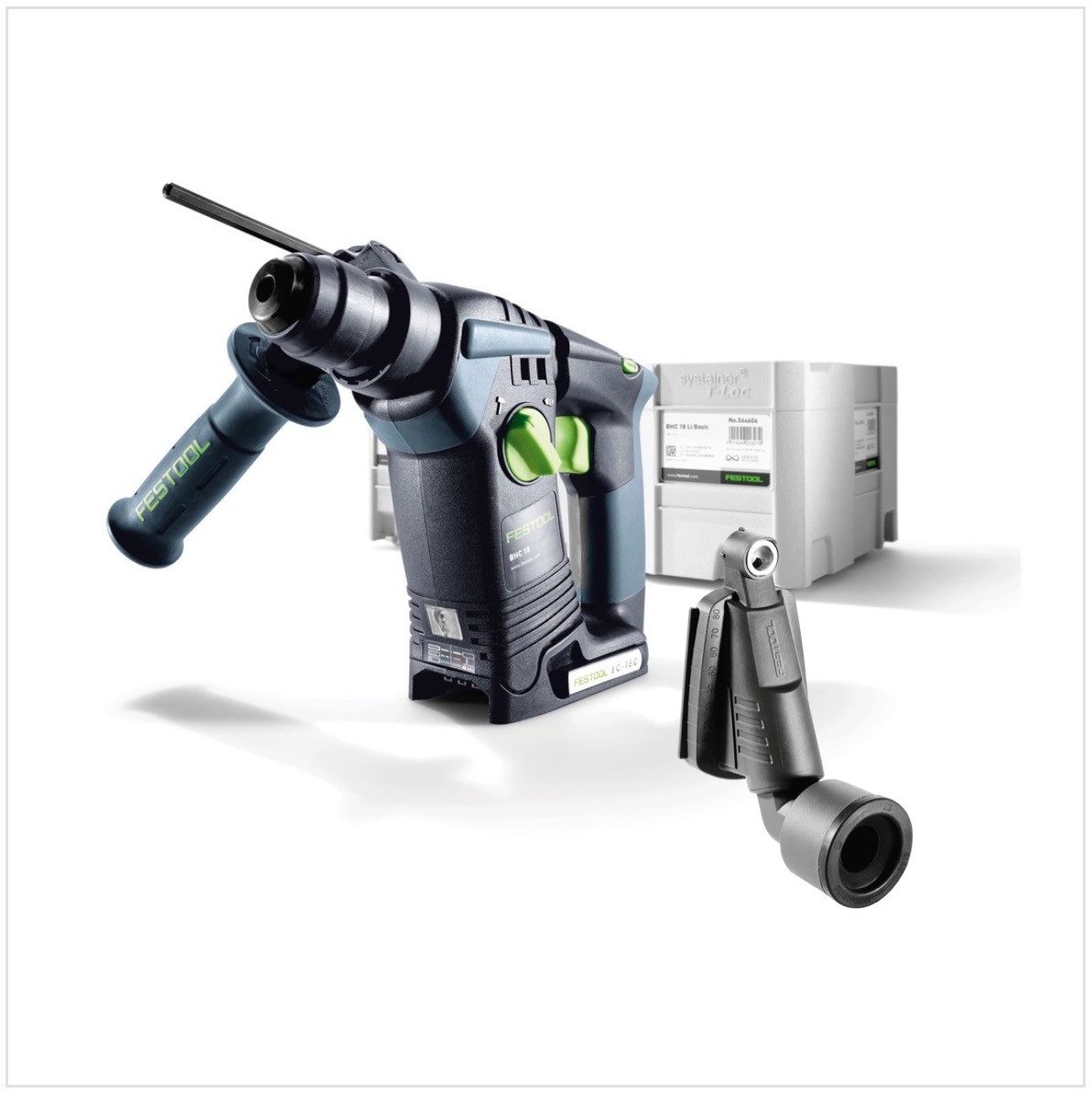 FESTOOL Akku-Bohrhammer BHC 18 Li Basic Akku Bohrhammer 18V (574723) 25Nm Brushless Solo im