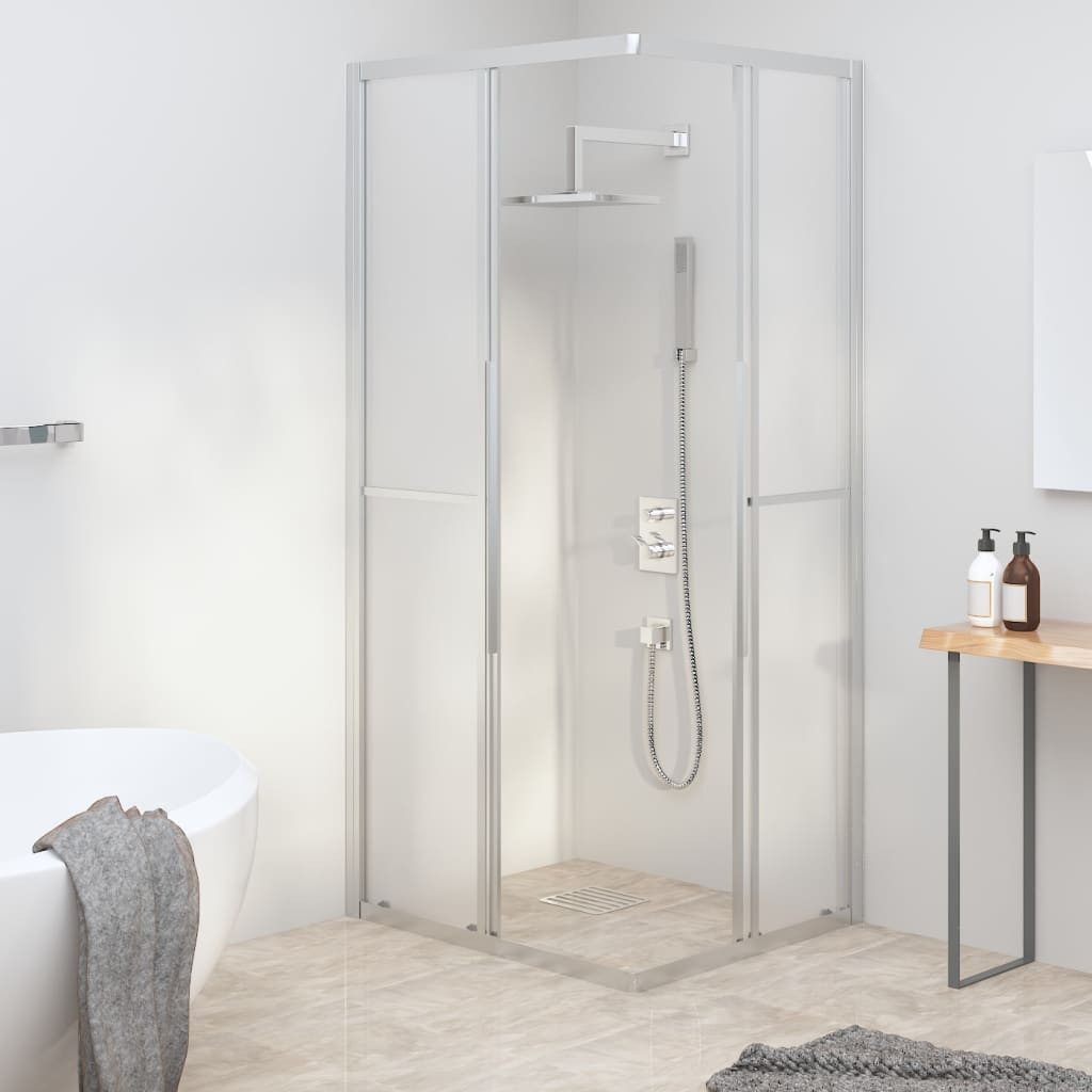 vidaXL Duschwand Duschkabine ESG Matt 90x70x180 cm