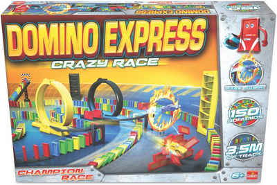 Goliath® Spiel, »Domino Express Crazy Race«, mit Hindernissen