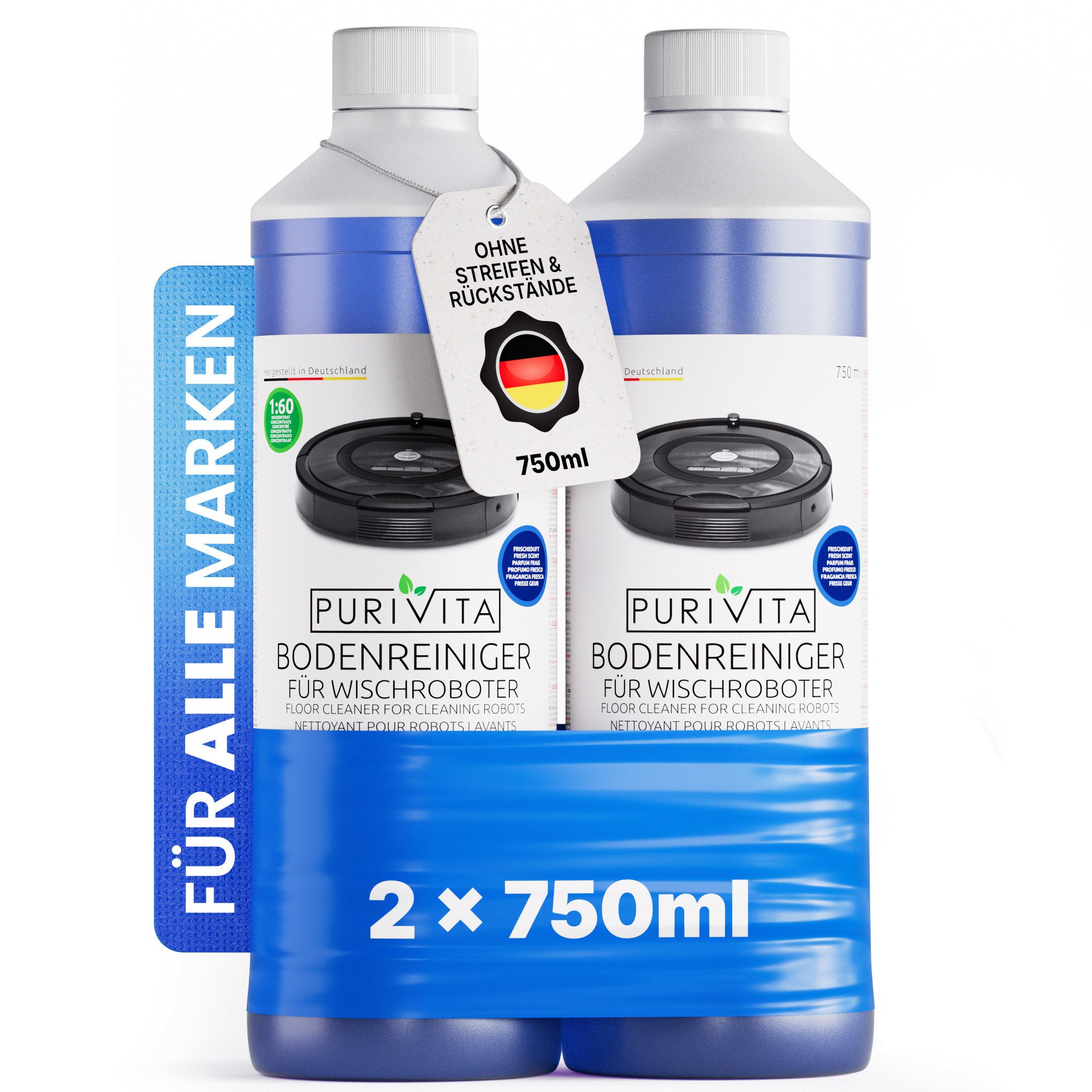Purivita Wischroboter Fussbodenreiniger (Konzentrat)