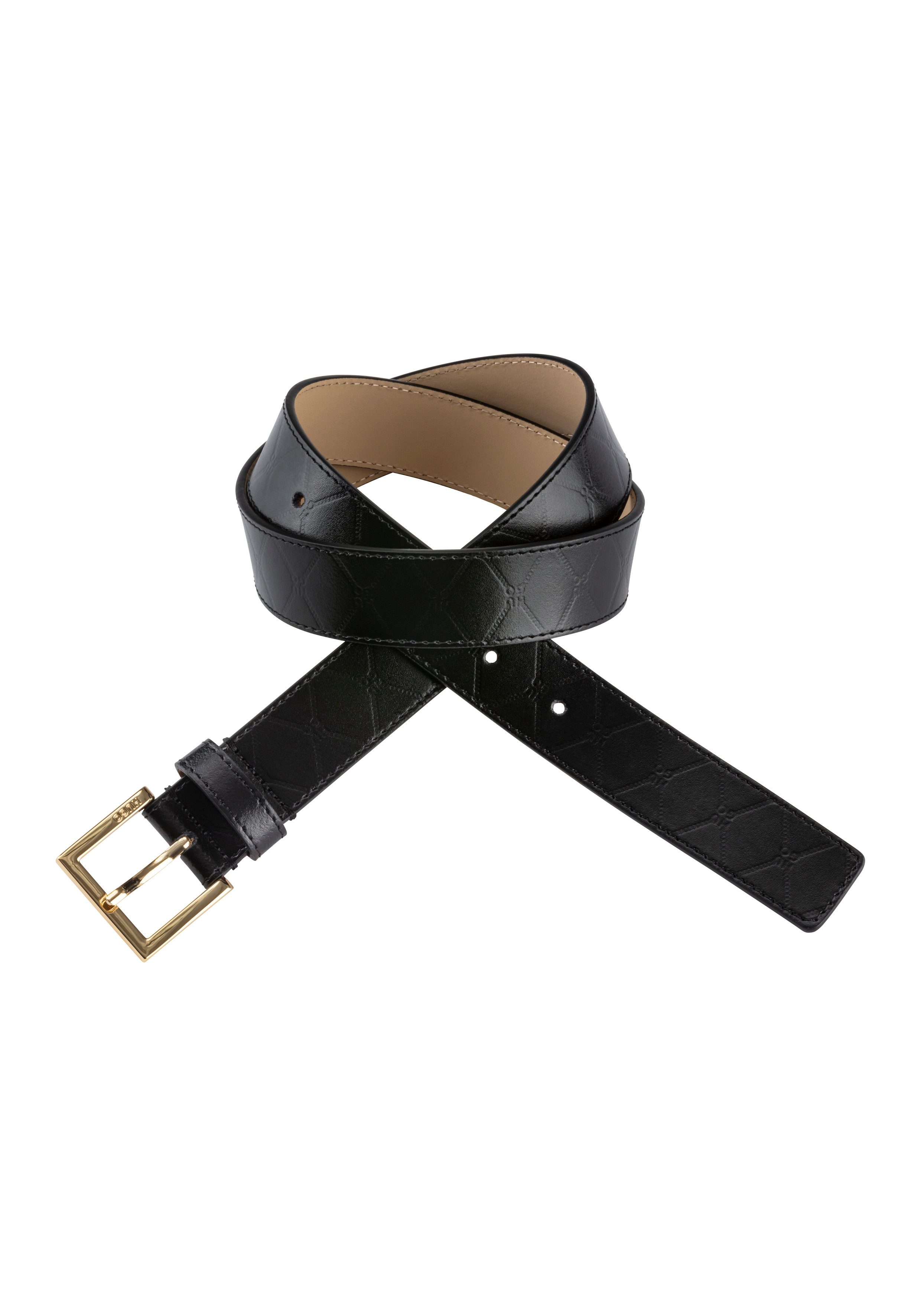 HUGO Ledergürtel Amelia-Ch-Deb Sz30 mit tonalem Muster günstig online kaufen