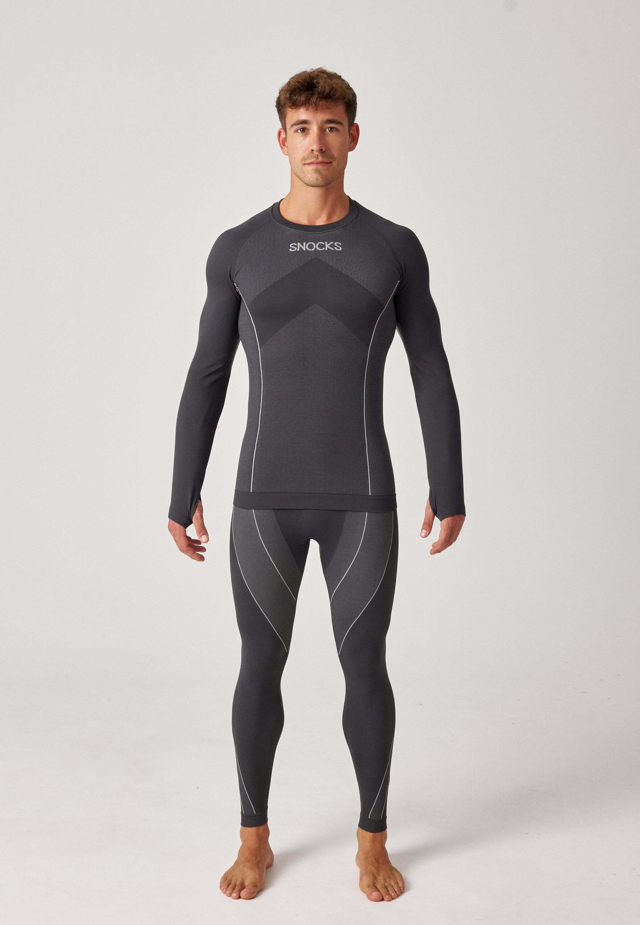 SNOCKS Thermounterhemd Thermounterwäsche mit Daumenloch für günstig online kaufen