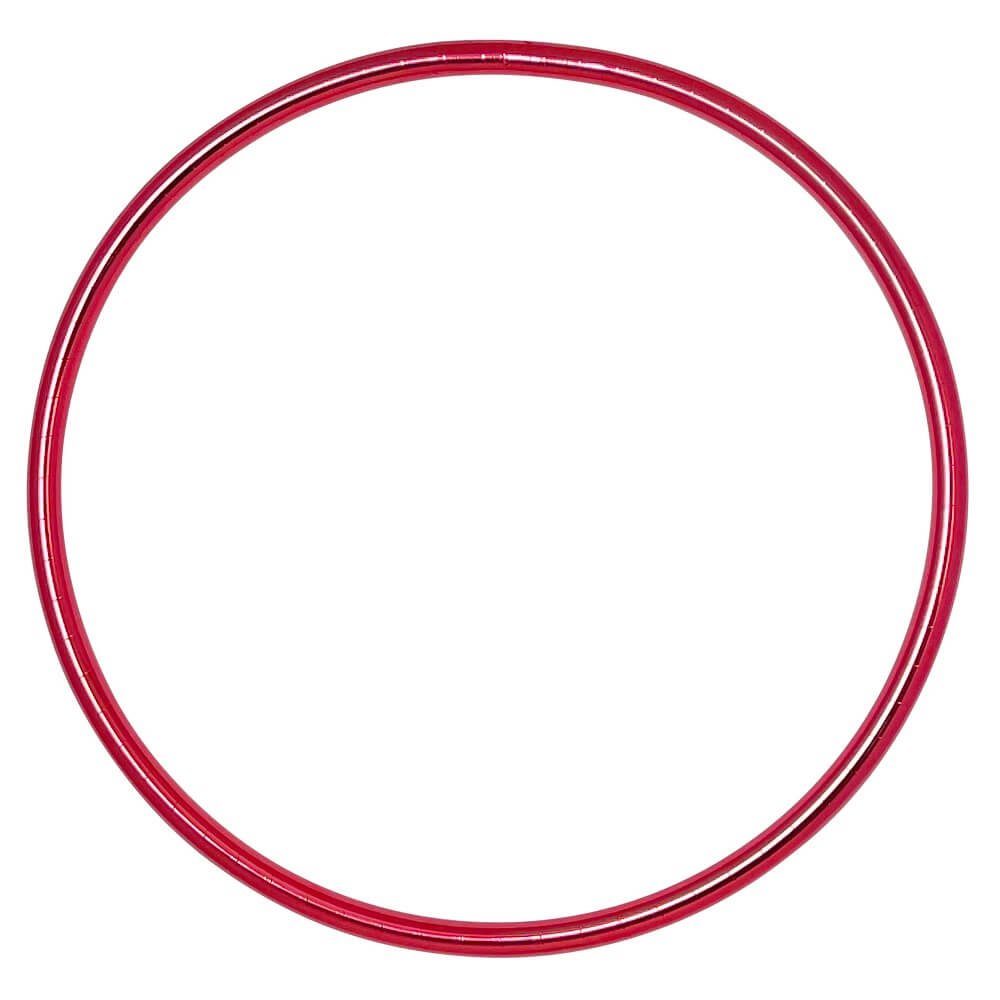 Hoopomania Hula-Hoop-Reifen Mini Hula Hoop, Metallic Farben, Ø50cm, Rot