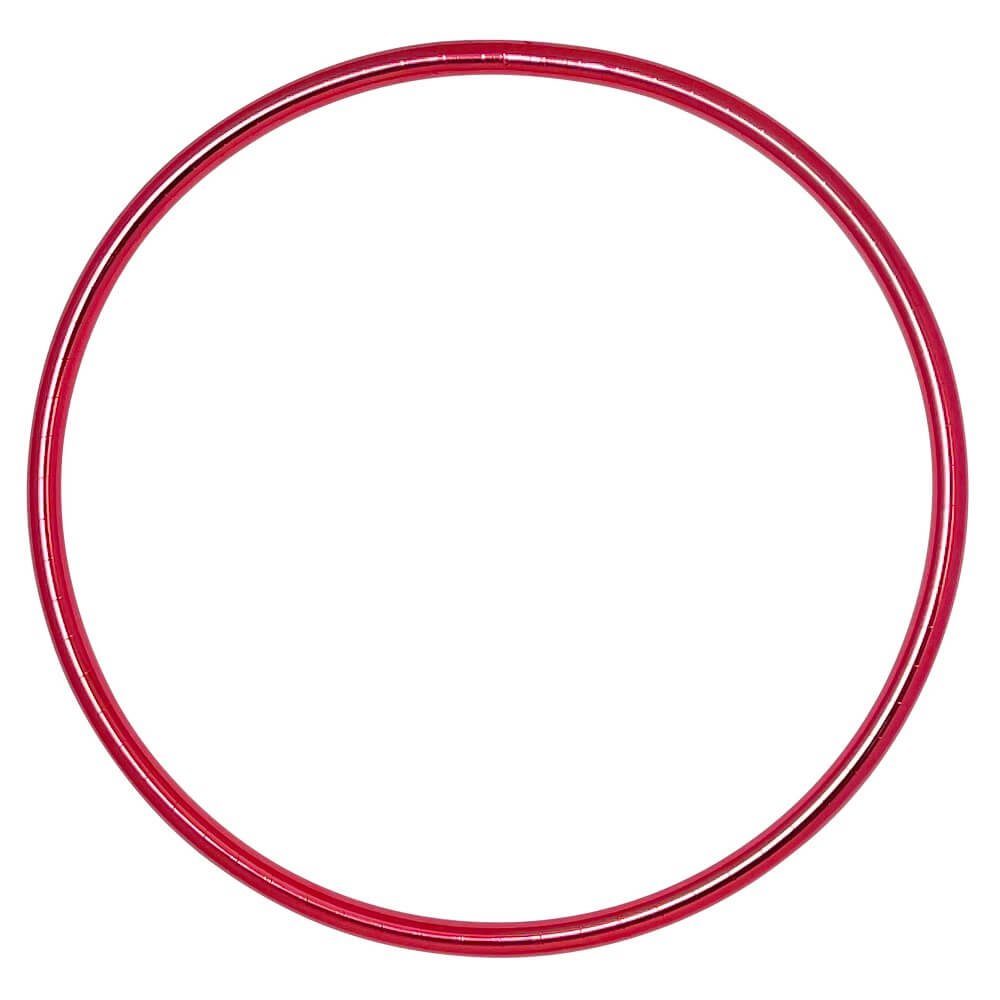 Hula-Hoop-Reifen Metallic Hula Hoop Reifen, Ø90cm Rot