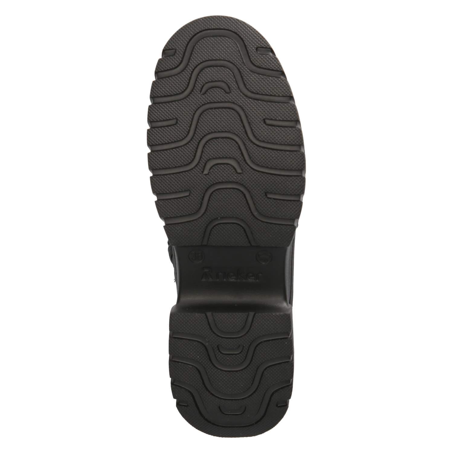 Rieker Rieker W1871-00 Damen Leder und Synthetik black Schnürstiefel