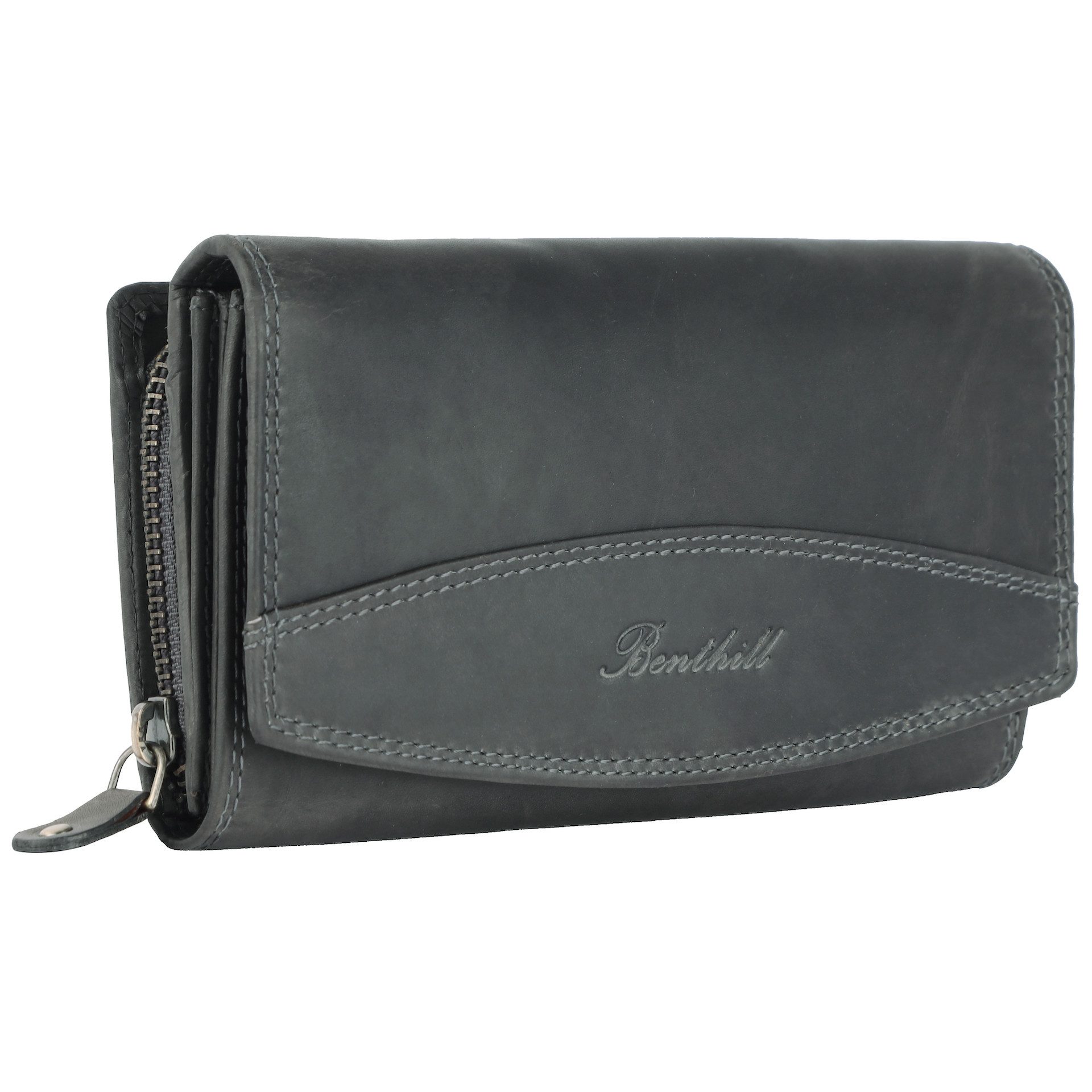 Benthill Geldbörse Damen Echt Leder XXL Großes Portemonnaie RFID Vintage Da günstig online kaufen