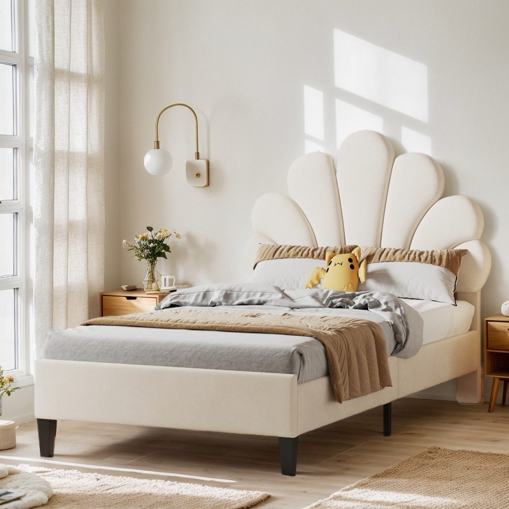 PXloue Polsterbett Einzelbett Kinderbett (Ideal für ein Märchenhaftes Kinde günstig online kaufen