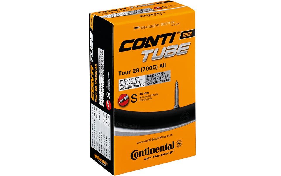 CONTINENTAL Fahrradschlauch Continental Fahrradschlauch Tour 28 (700C) 28 Zoll