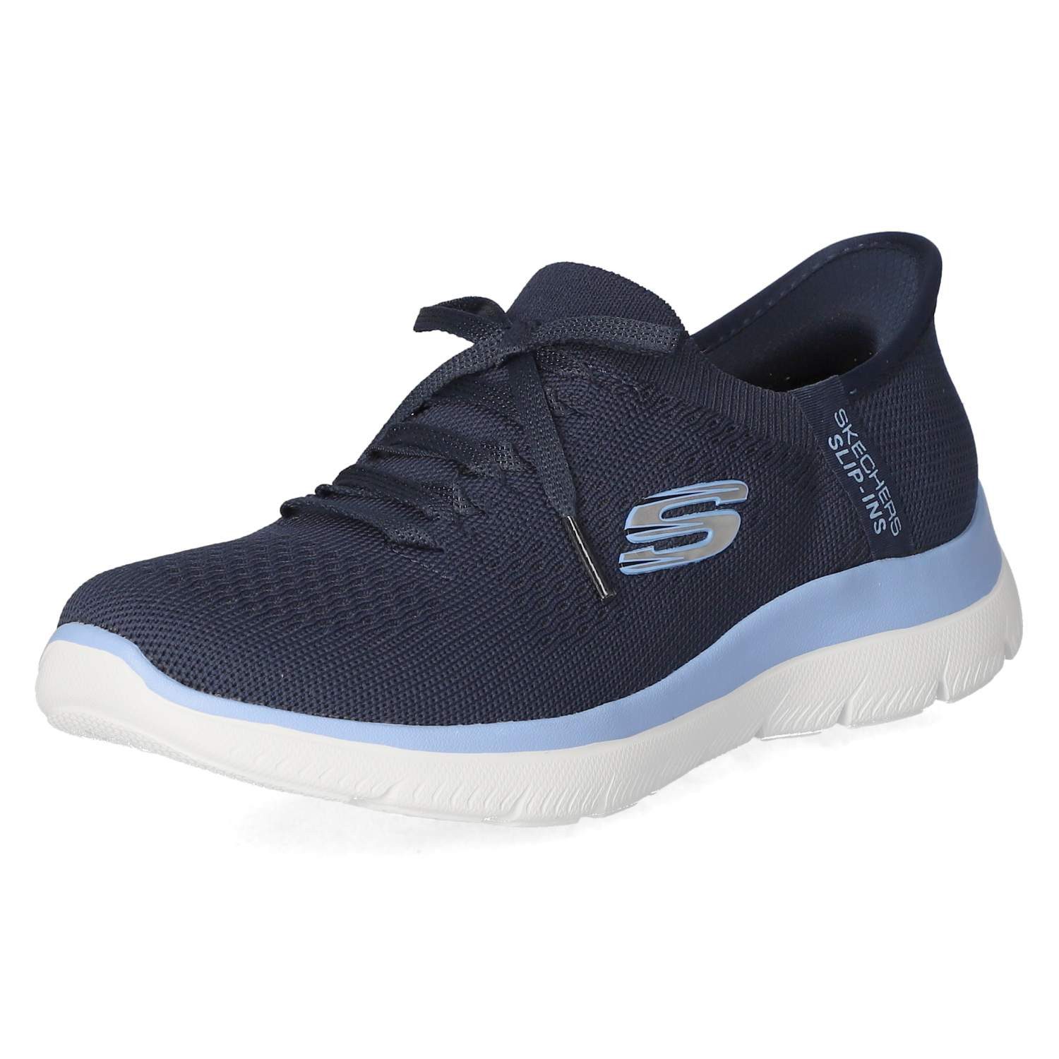 Skechers Skechers 150263 NVBL Damen Textil blau Schnürschuh günstig online kaufen