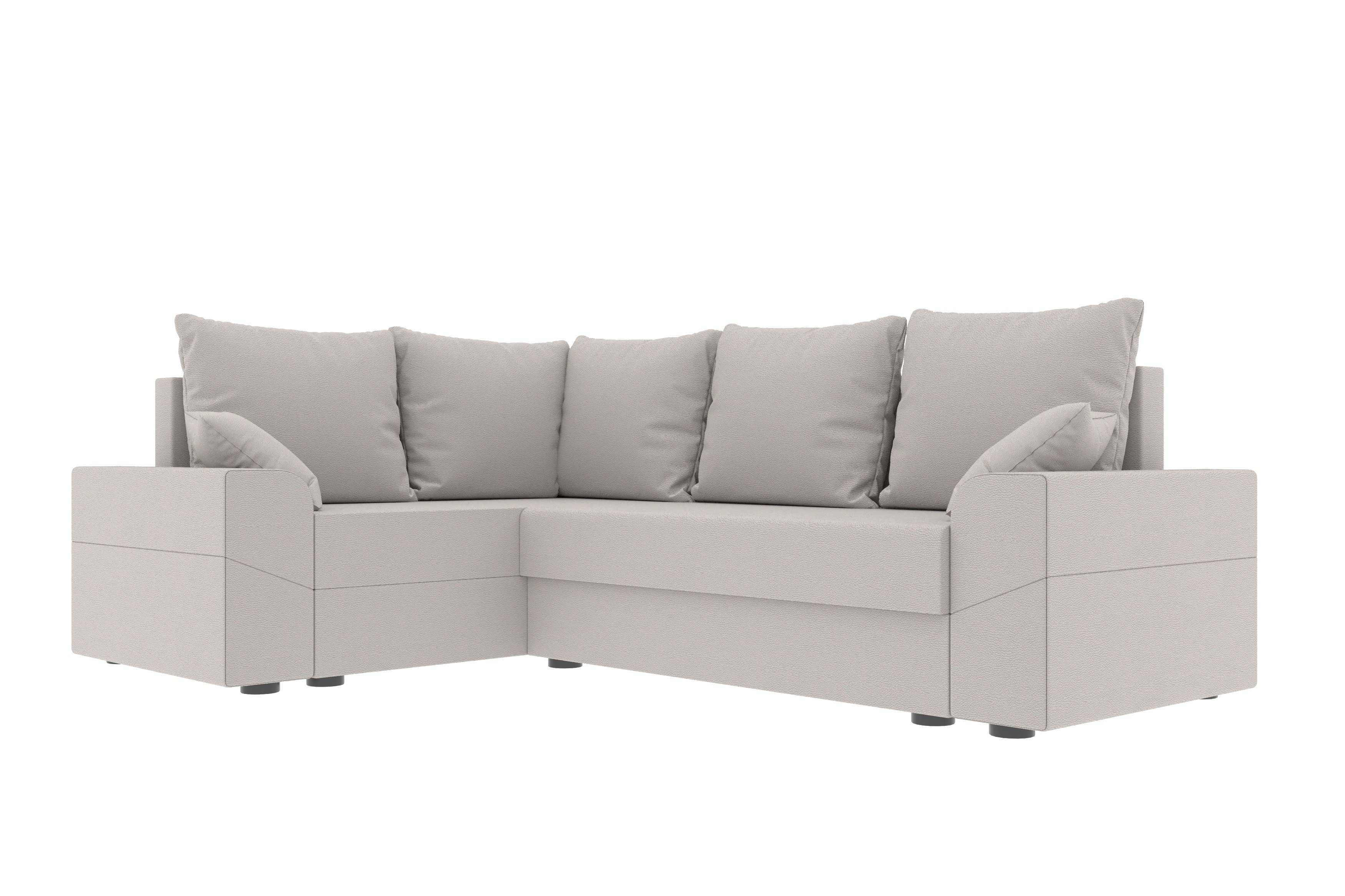 Sofa, Bettkasten, Bettfunktion, mit Stylefy Sitzkomfort, mit Design Eckcouch, Ecksofa Modern Montero, L-Form,