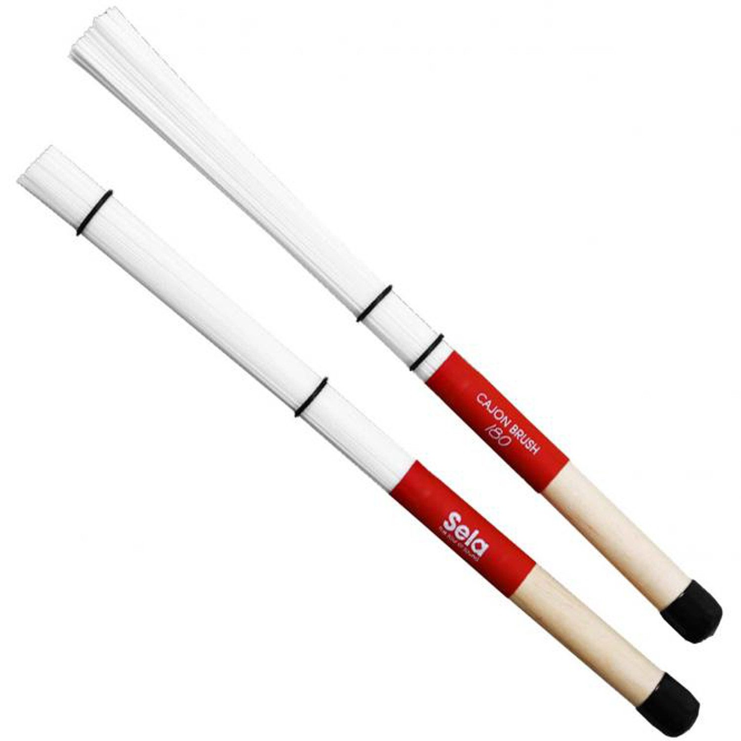 Sela Cajon Sela Cajon Brush SE 035 mit 180 Nylon-Fasern 1 Paar,Cajon Besen, Cajon Besen, Cajon Brush mit Nylonfasern