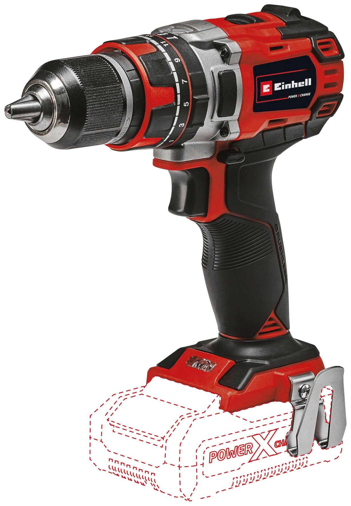 Einhell Akku-Schlagbohrschrauber TE-CD 18/50 Li-i BL Solo, max. 1800 U/min, (1-tlg), ohne Akku und Ladegerät