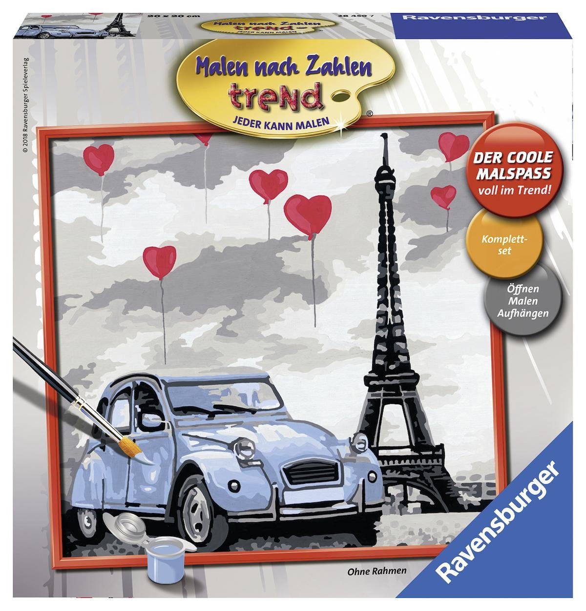 Image of Paris Malen nach Zahlen trend