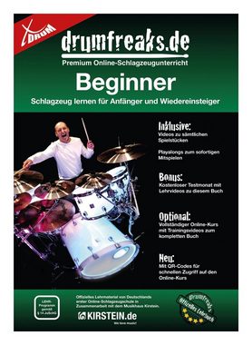 XDrum E-Drum DD-400 Mesh E-Drum Kit - mit 4 Drum Pads - 3 Cymbal Pads, 14-St., mit Kopfhörer, Drumhocker, Schule & Sticks