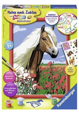 RAVENSBURGER Рисовать nach Zahlen "Haflinger&q...