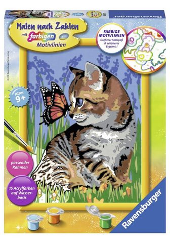 RAVENSBURGER Рисовать nach Zahlen "Katze с Sch...