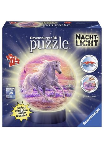 RAVENSBURGER Пазл-глобус "Nachtlicht Pferde на...