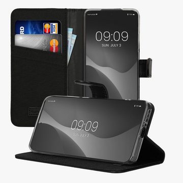 kwmobile Handyhülle Wallet Case für Motorola Edge 40 Neo, Hülle mit Ständer - Handyhülle Kartenfächer