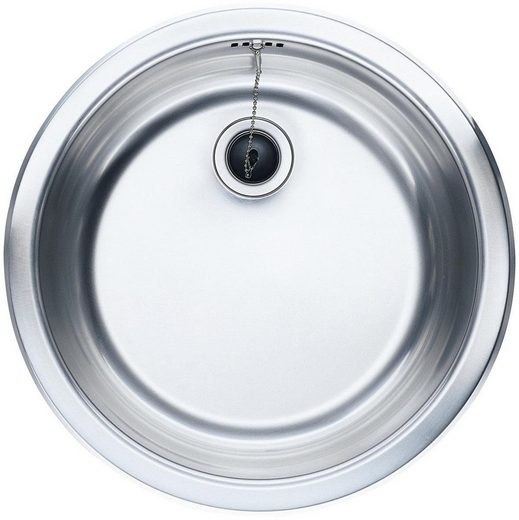 Einbauwaschbecken, Rundbecken, Material: edelstahl online kaufen | OTTO