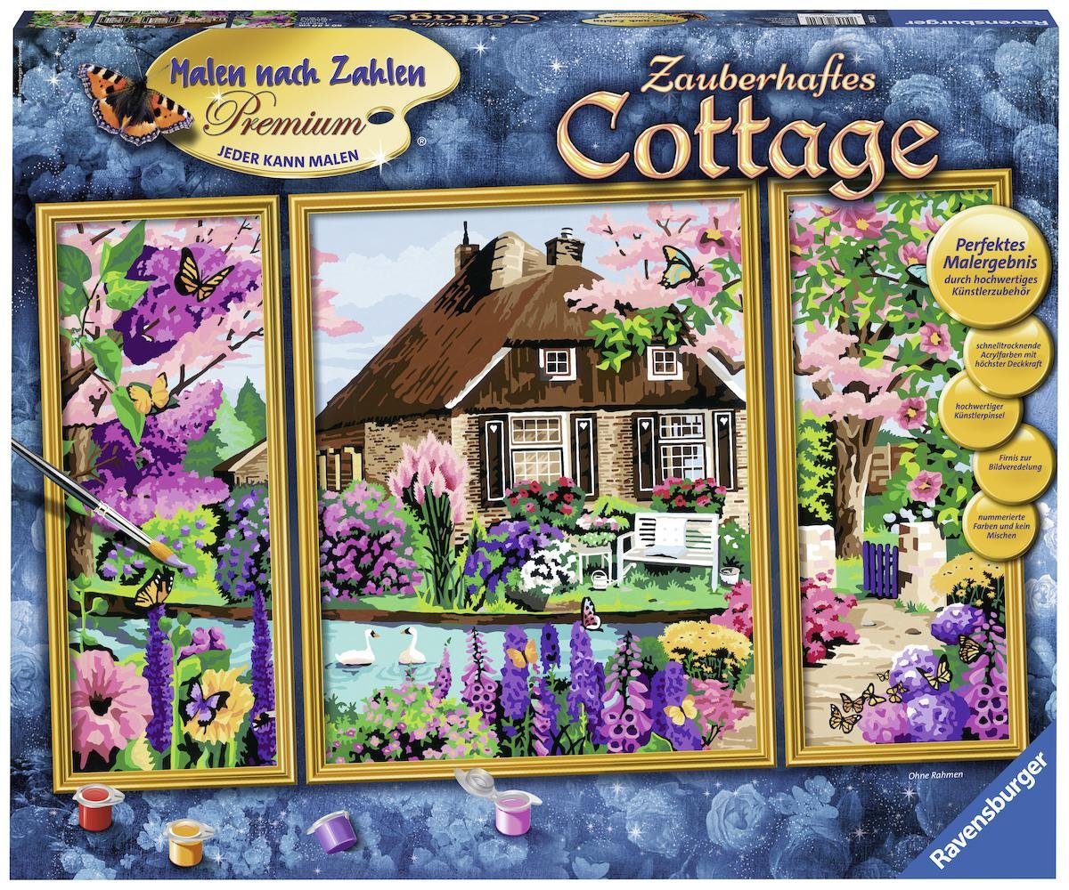 Ravensburger Malen nach Zahlen »Zauberhaftes Cottage«, Made in Europe, FSC®  - schützt Wald - weltweit online kaufen | OTTO