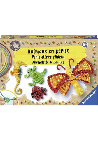 RAVENSBURGER Kreativset "Perlentiere fäde...